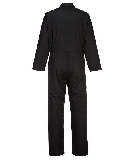 Portwest C815 - Black Coverall/Boilersuit XXXL