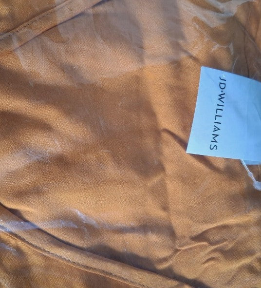 JD Williams Yellow V-Neck Long Sleeve Top With Side Tie