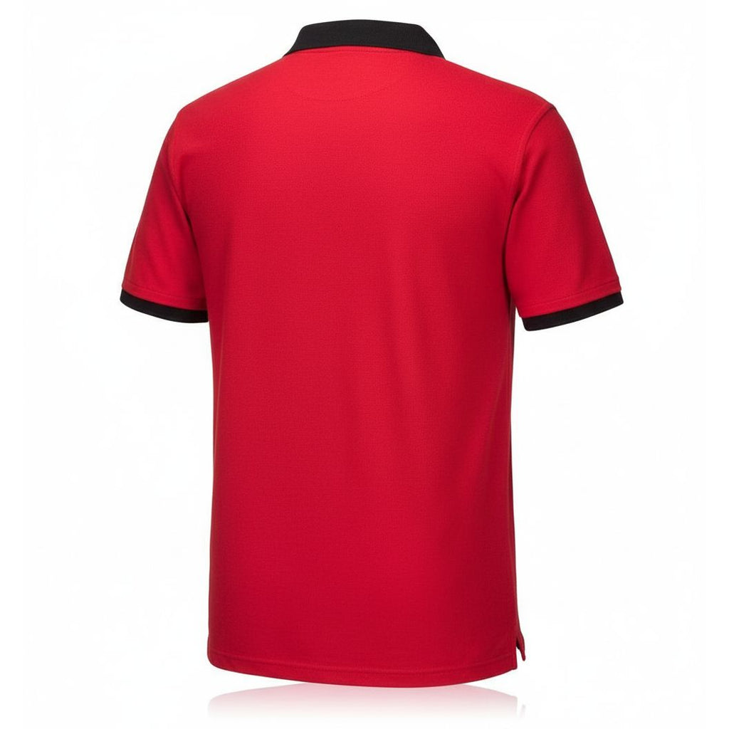 Portwest PW210 - Two Tone Polo Shirt S/S Red/Black Medium