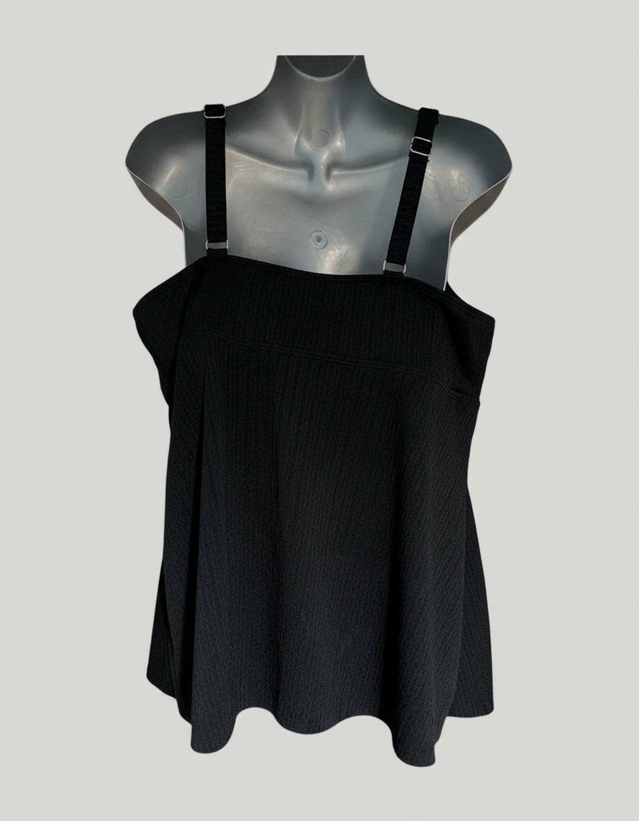 Black Tankini 2XL