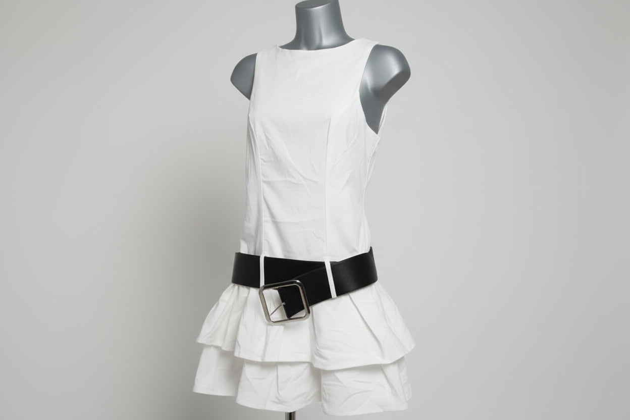 Cheeky Off White Dress XS