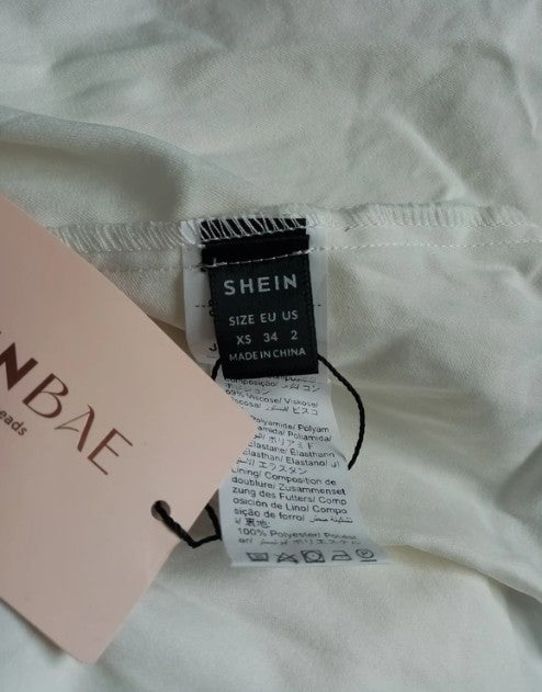 Cheeky Off White Dress XS