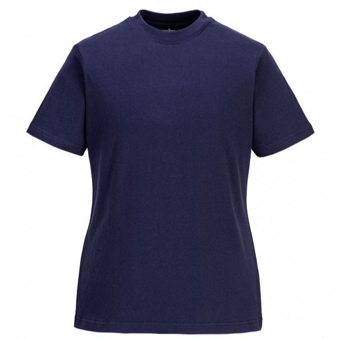 Portwest B192 Women's Premium Cotton Work T-Shirt (Navy) XXL