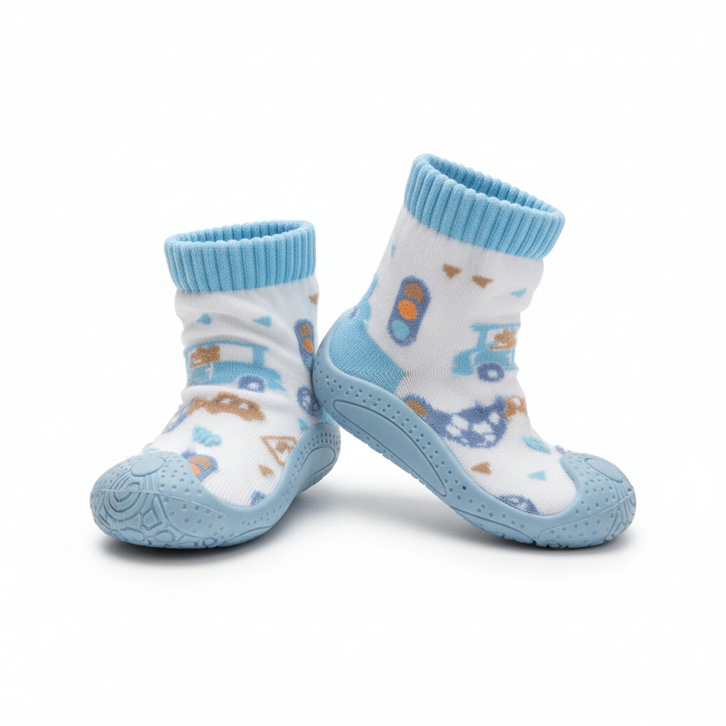 Baby Boys Bodysuit 18/24mths & Slipper Shoes 22