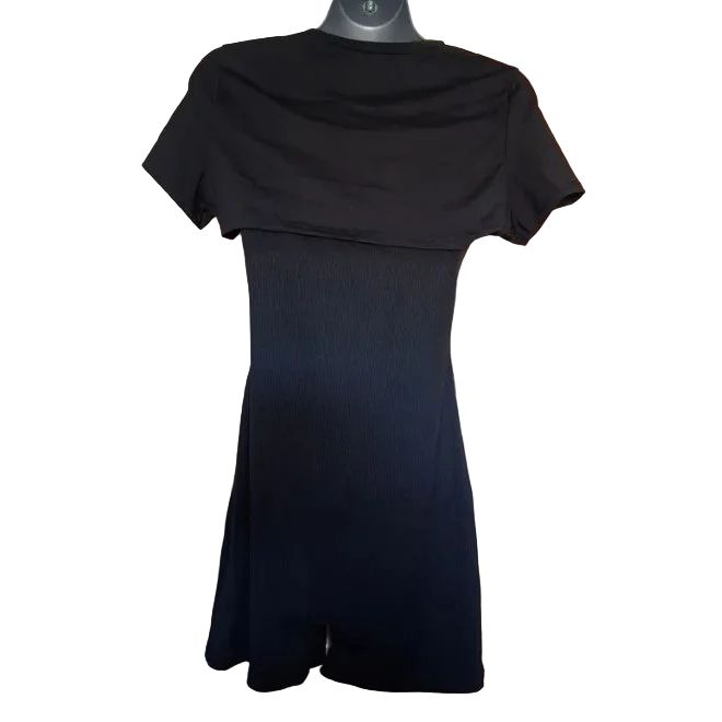 Ladies Black Bodysuit & Small Top UK Medium