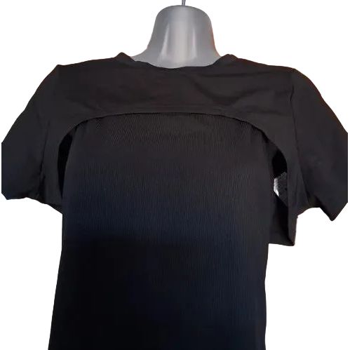 Ladies Black Bodysuit & Small Top UK Medium