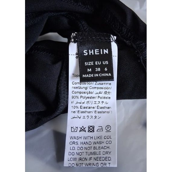 Ladies Black Bodysuit & Small Top UK Medium