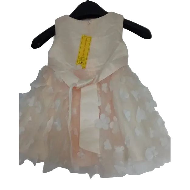 Girls Party Dress Cream 18-24mth