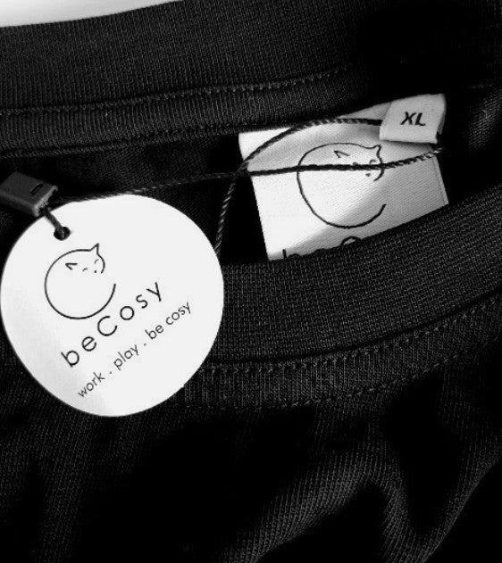 beCosy Short Sleeve T-Shirt Black XL