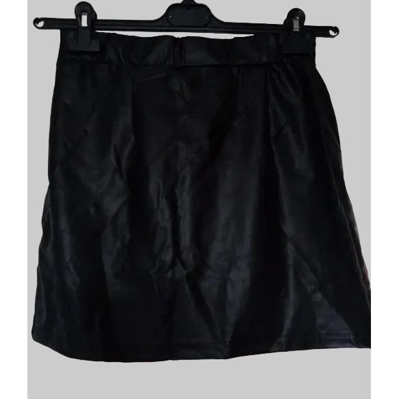 Ladies Leather Look Skirt Small