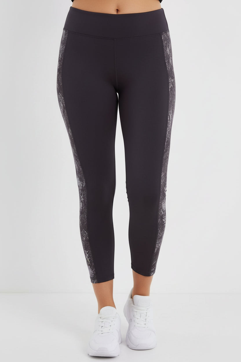 Active Snake Print Capri UK10