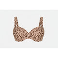 Figleaves Serengeti Underwired Bikini Top UK32F Leopard Print IA877