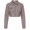 Balou Womens Cropped Shirt Grey