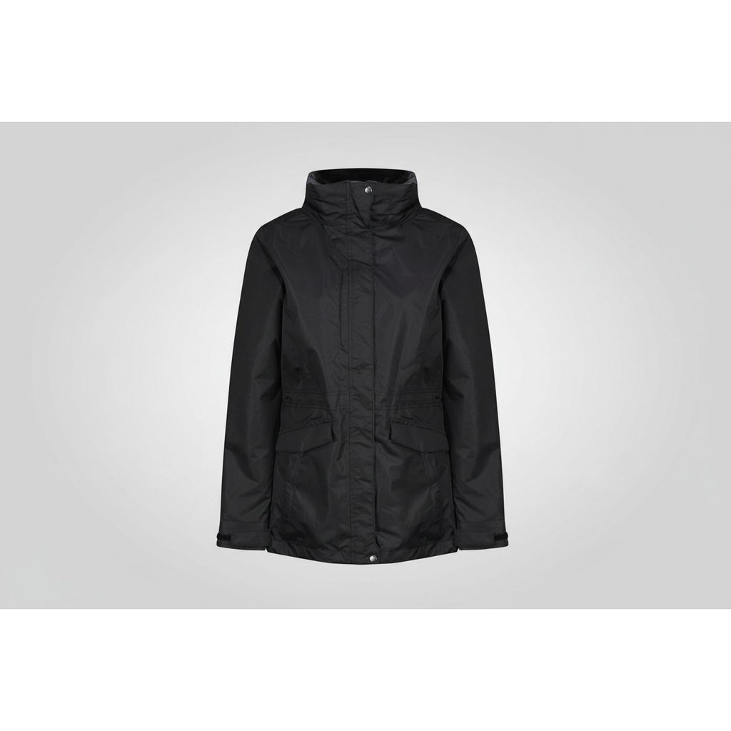 Regatta TRA148 Benson III Ladies Breathable 3 in 1 Jacket - Black - UK 12