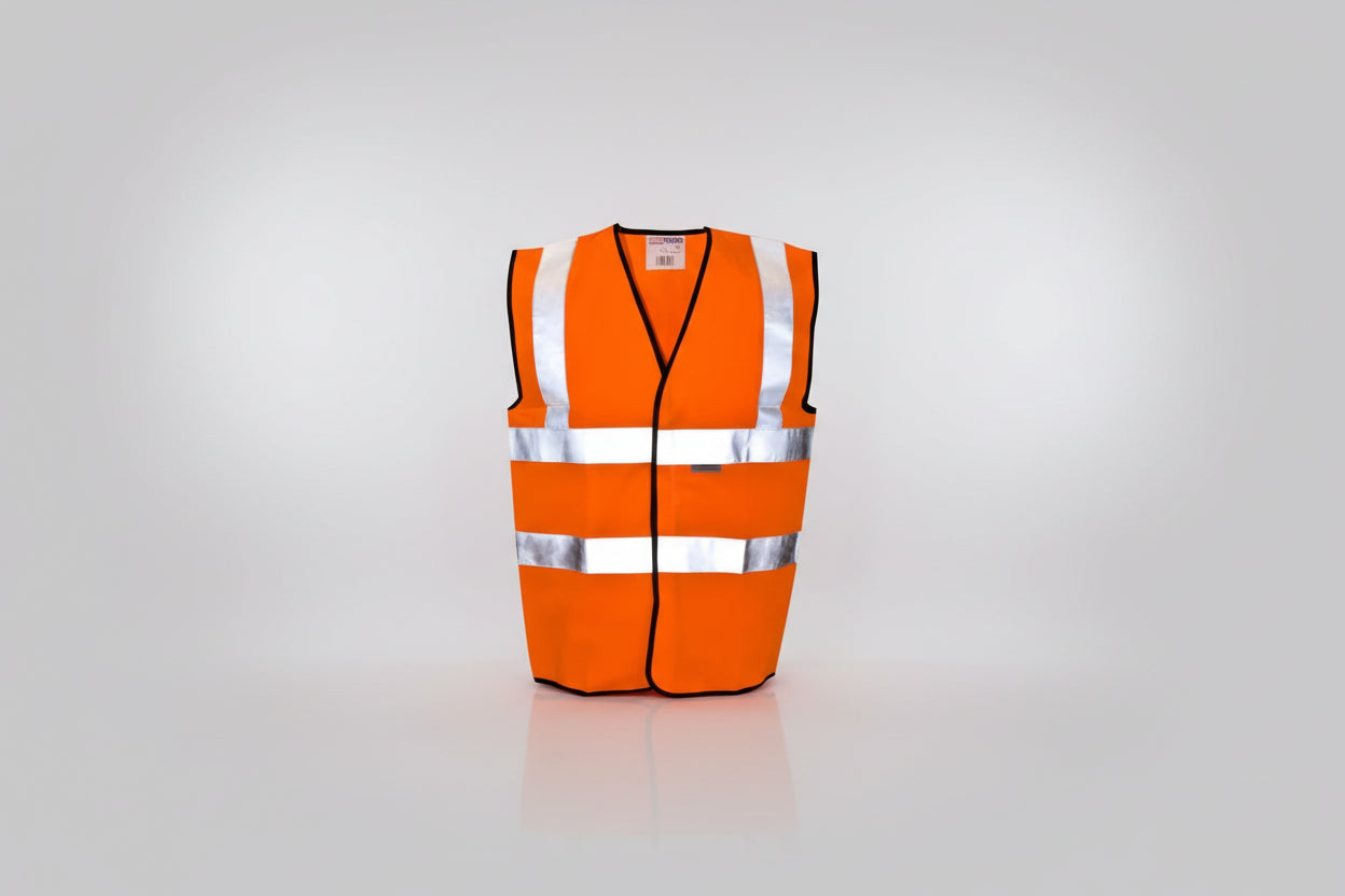 2 x ST Workwear Hi Vis Waistcoat 2 band and brace Orange - 4XL