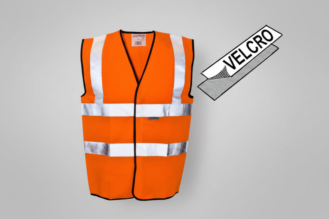 2 x ST Workwear Hi Vis Waistcoat 2 band and brace Orange - 4XL