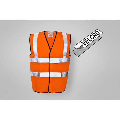 2 x ST Workwear Hi Vis Waistcoat 2 band and brace Orange - 4XL