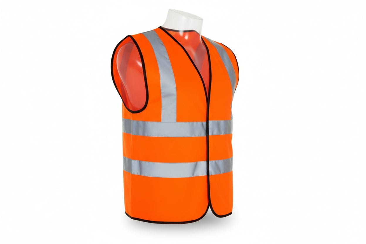 2 x ST Workwear Hi Vis Waistcoat 2 band and brace Orange - 4XL