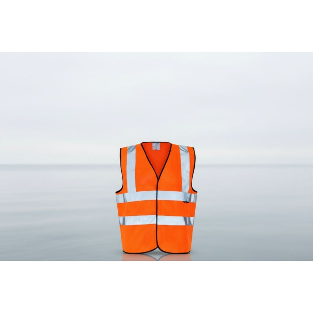 2 x ST Workwear Hi Vis Waistcoat 2 band and brace Orange - 4XL
