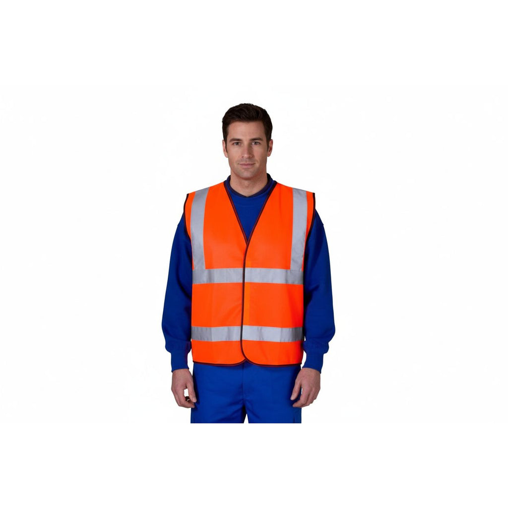 Beeswift Hi-vis Vest Orange 2 Band 2 Brace