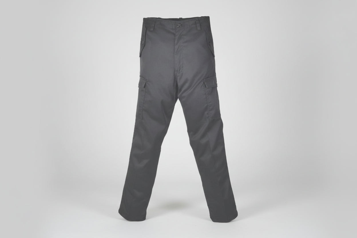 Black Combat Work Trousers 32.5" Leg