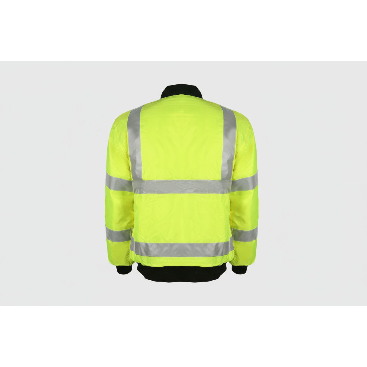 Yellow Hi Vis Padded Standard Bomber Jacket EN20471