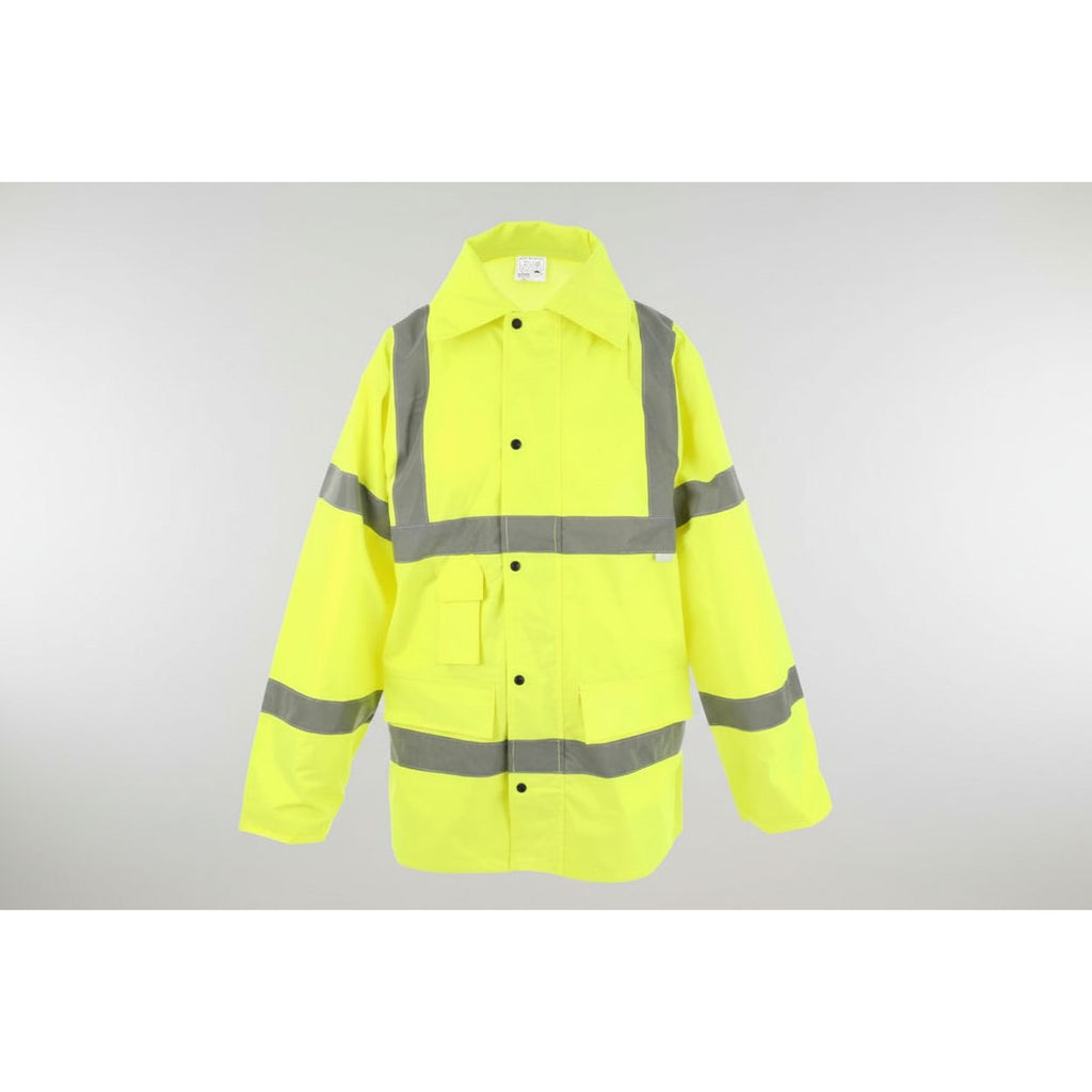 Yellow Mesh Hi Vis Parka EN20471