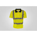 Solid Yellow Hi Vis Polo Shirt EN20471