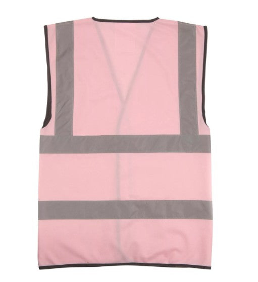 Light Pink Hi Vis Vest XL