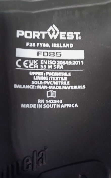 Portwest Pro Metatarsal Safety Wellington Boots