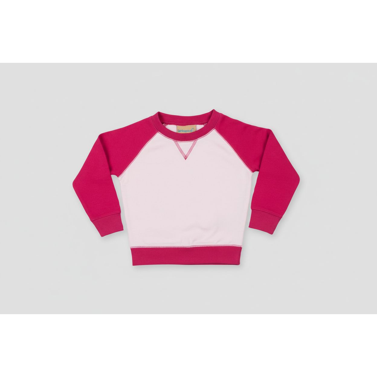 Larkwood Raglan Contrast Sweatshirt 12/18 months