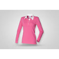 Women’s Long Sleeve Plain Rugby Shirt FR101