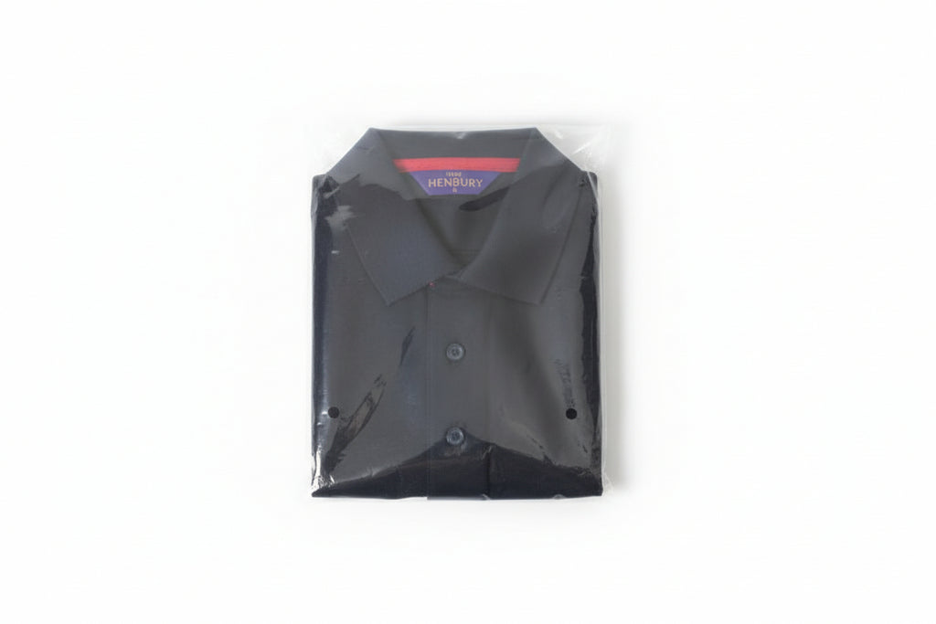 Henbury Navy Polo H410