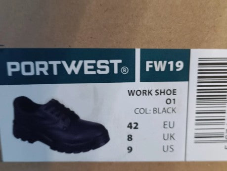 Portwest FW19 Safety Work Shoe Size 12