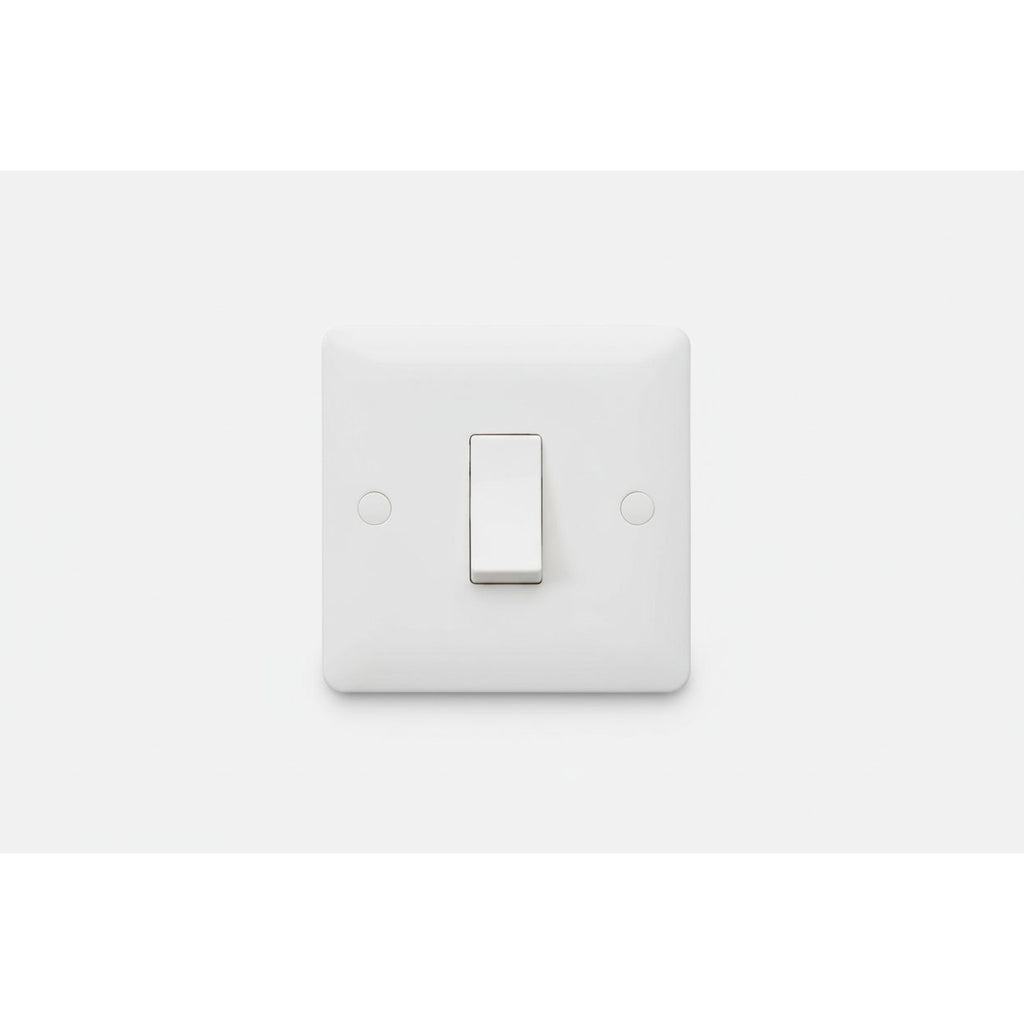MK Electric 1GANG/1Way Small Rocker Switch White
