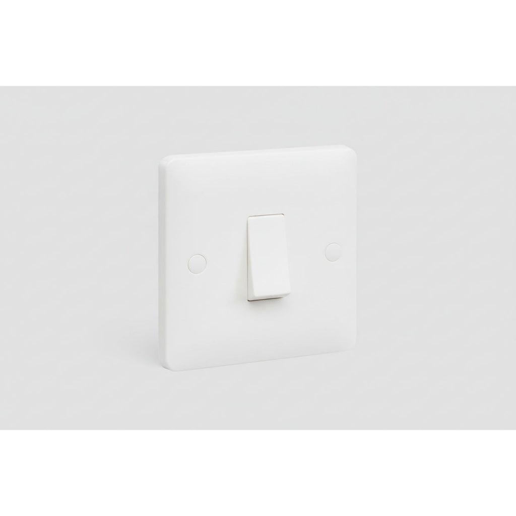 MK Electric 1GANG/1Way Small Rocker Switch White