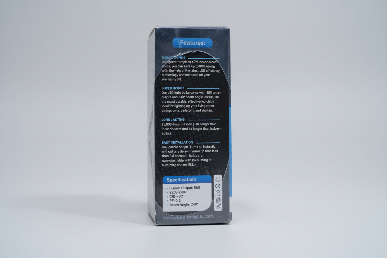 6 X E14 SCREW FITTING 6W Candle LED