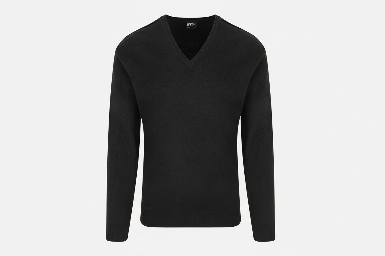 Pro RTX Acrylic V Neck Sweater RX200 BLACK XL