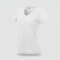 AWDis Cool Girlie V Neck Wicking T-Shirt White Large/14