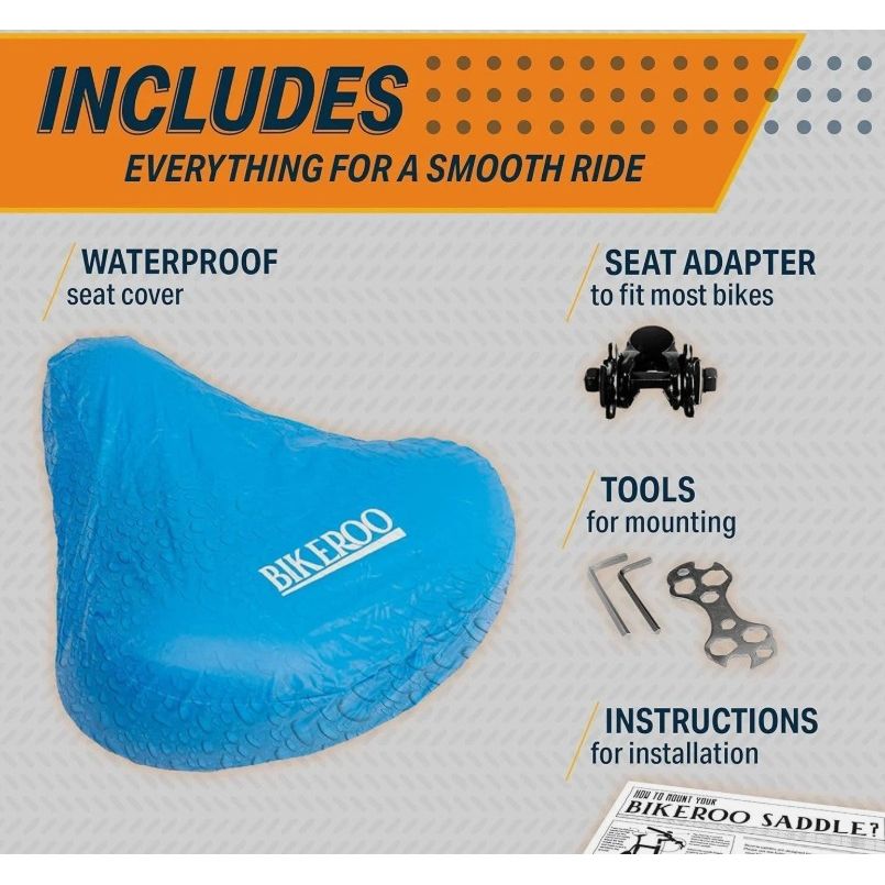 BIKEROO Big Bum Bicycle Oversized Seat