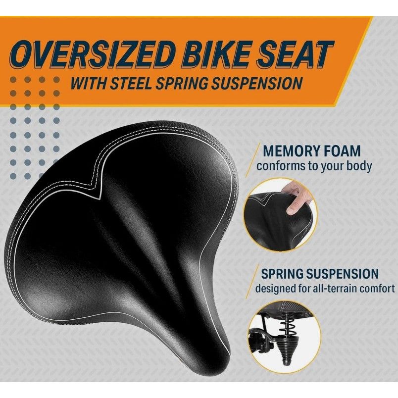 BIKEROO Big Bum Bicycle Oversized Seat