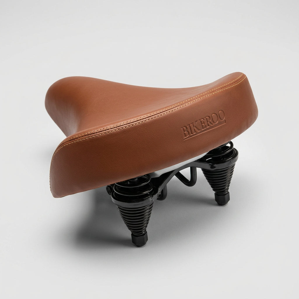 BIKEROO Brown Cruiser Padded Bike Seat 10" x 10"