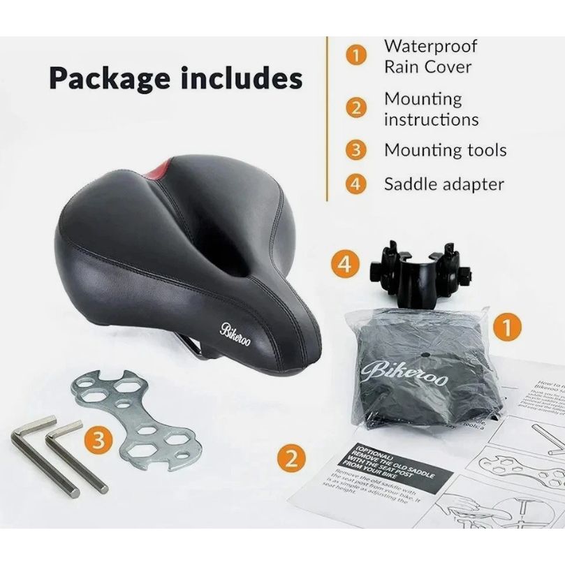 Bikeroo Women’s Universal Pressure Relief Bike Seat