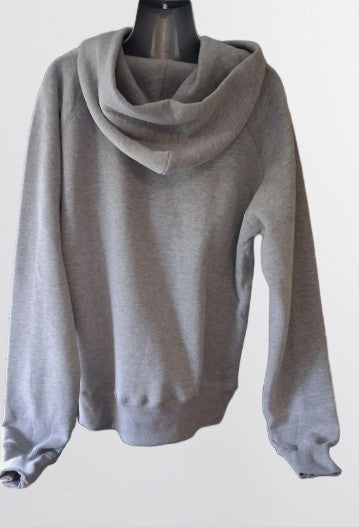 Plain Grey Hoodie Small