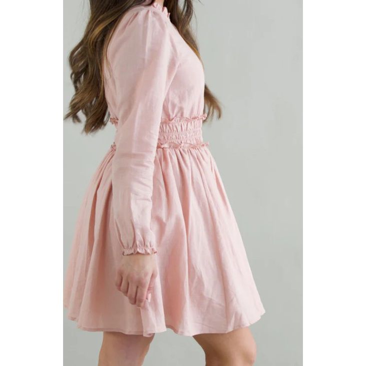 Balou Womens Linen Mini Dress