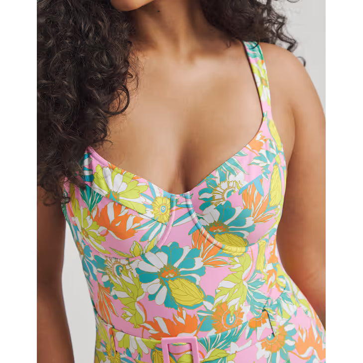 Figleaves Miami Underwired Balcony Swimsuit