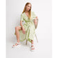 Whistles Painterly Marks Button Midi Dress UK16