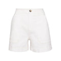 Warm White Smart Denim Shorts UK28