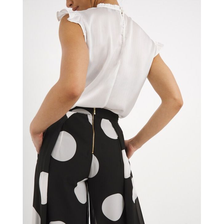 Joanna Hope Wide Leg Spot Trouser UK12