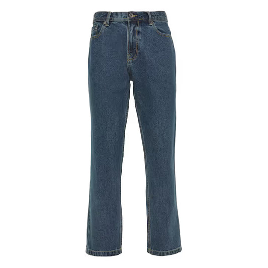 Jacamo Mens Rigid Jeans Mid Wash 50S